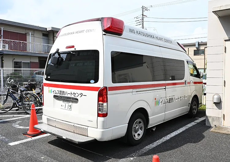 イムス葛飾ハートセンターの駐車場