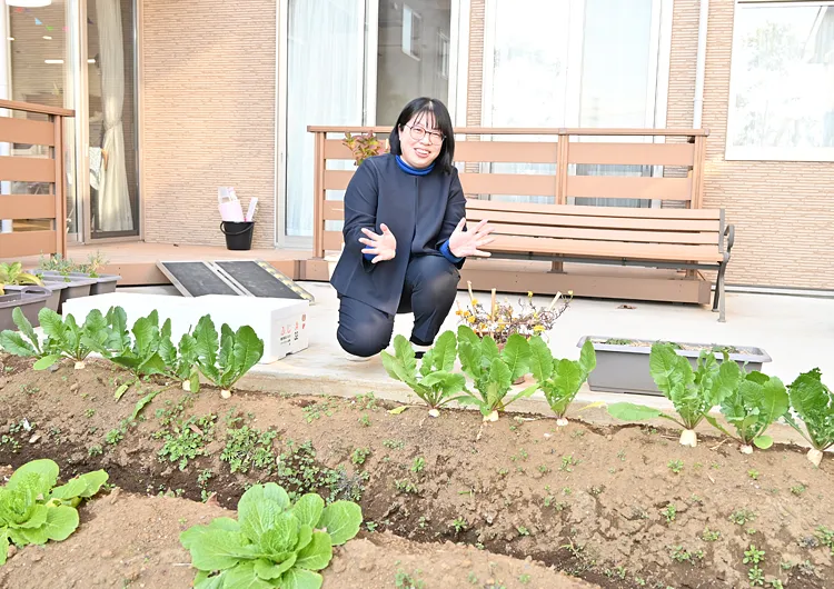 いきいきの家市川のお庭