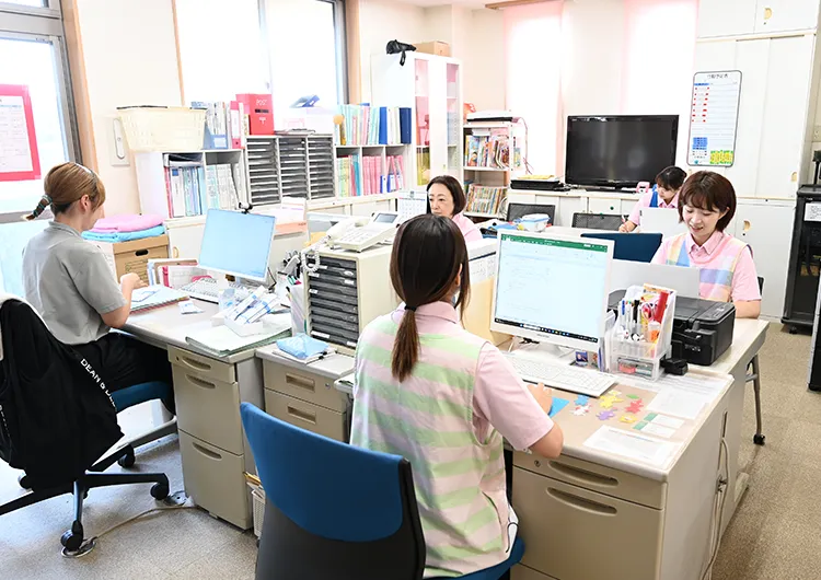 やまゆり保育園の職員室