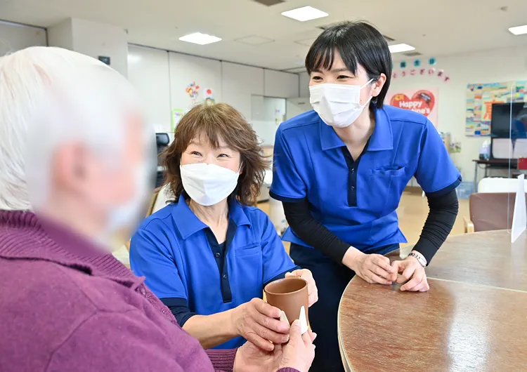 恵和園のデイサービス　作業活動室